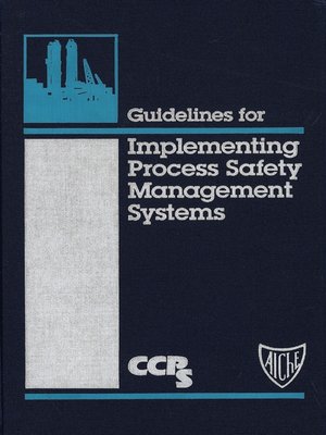cover image of Guidelines for Implementing Process Safety Management Systems
